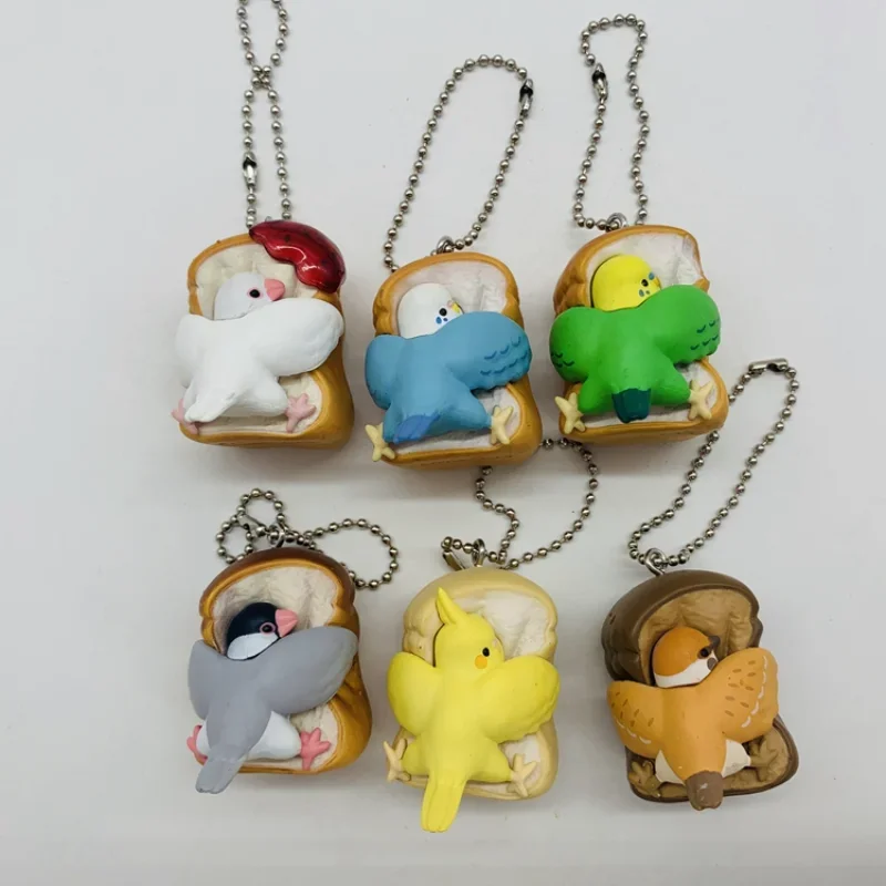 かわいい鳥のペンダント ガチャカプセル玩具 パン鳥 オウム  - Capsule Toy Gashapon のレビューと価格