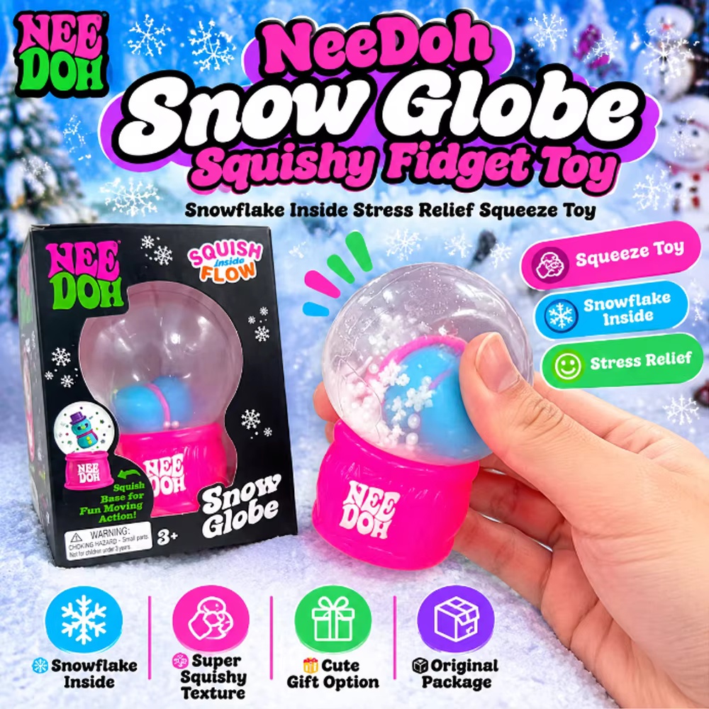 最新の人気商品 NeeDoh スクイッシュフロー スノーグロ - Fidget Cube Original のレビューと価格
