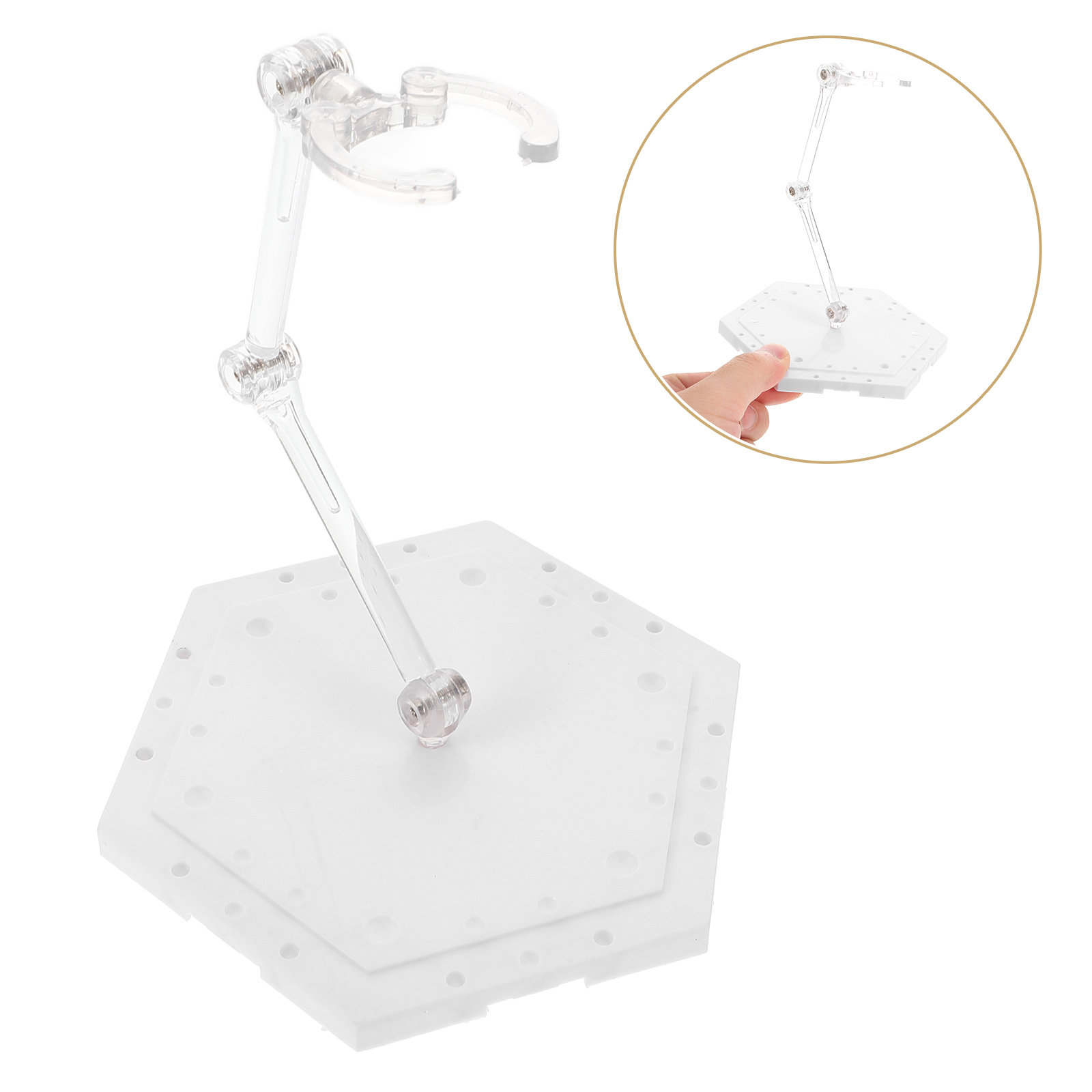 調整可能なアクションフィギュアスタンド PVC製 安定したデ - Action Figure Stand のレビューと価格